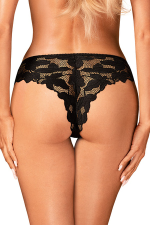 Obsessive Editya panties Majtki figi, czarny