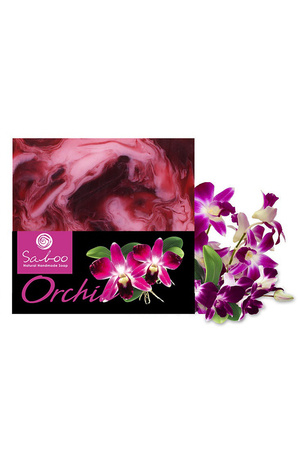 Saboo Mydło naturalne Orchidea Do kąpieli mydło, naturalne
