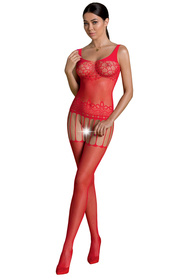 Body bodystocking Passion ECO BS001 red