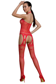 Body bodystocking Passion ECO BS006 red 
