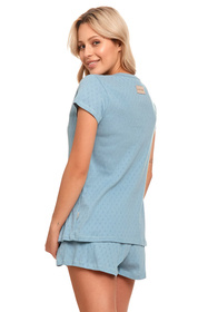 Doctor Nap PM.4445 Nocna piżama, satin blue