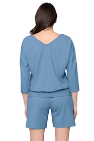 Italian Fashion Karina r.3/4 kr.sp. Dres homewear, niebieski