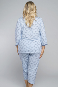 Italian Fashion Rozalia r.3/4 sp.3/4 Nocna piżama, niebieski