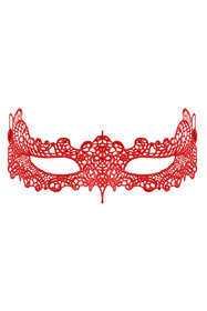 Obsessive A701 mask Akcesoria erotyczne opaska, czerwony