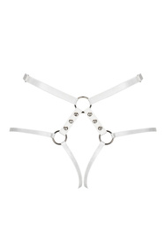 Obsessive A758 bottom harness Akcesoria erotyczne uprząż, biały