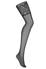 Obsessive Ailay stockings Wyrób pończoszniczy pończochy do pasa, czarny