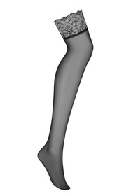 Obsessive Firella stockings Wyrób pończoszniczy pończochy do pasa, czarny