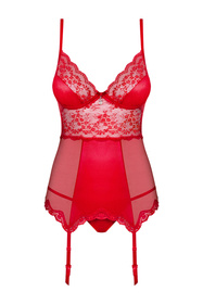 Obsessive Lovica corset Gorset sexy, czerwony