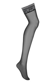 Obsessive Picantina stockings Wyrób pończoszniczy pończochy do pasa, czarny