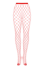 Obsessive S812 stockings Wyrób pończoszniczy rajstopy, czerwony