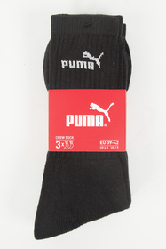 Puma 7308 3-pack Skarpety za kostkę, black